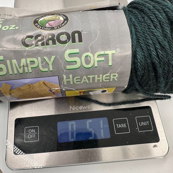 Red Heart Soft Caron Simply Soft Heather Yarn Mixed Lot Deep Teal Tangerine Leaf - Picture 15 of 15